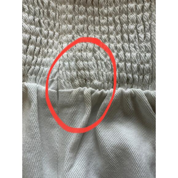 Anthropologie Mare Mare Dress Plus Ethereal White Halter Smocked Mini Size 1X - Picture 8 of 13